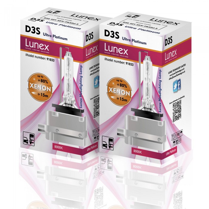 D3S LUNEX Premium 8000K Xenon (Pair)