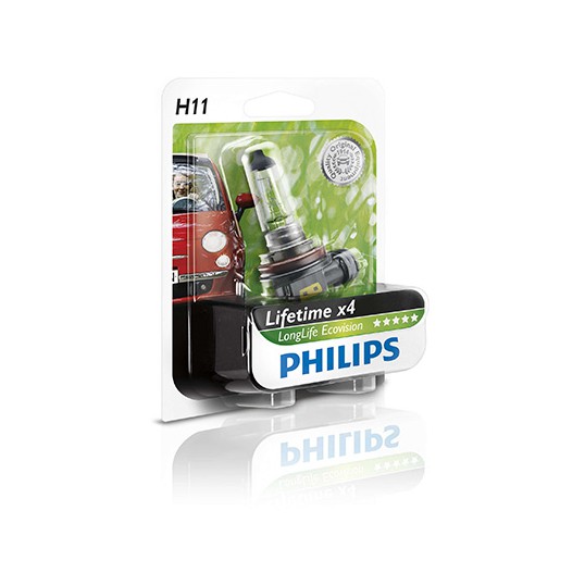 H11 PHILIPS LongLife EcoVision