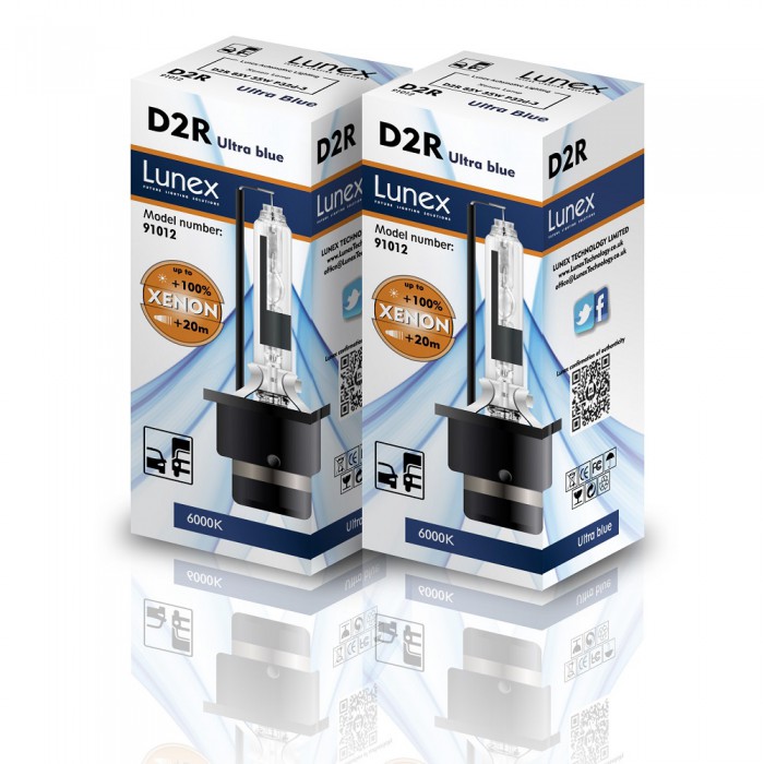 D2R LUNEX Premium 6000K Xenon (Pair)