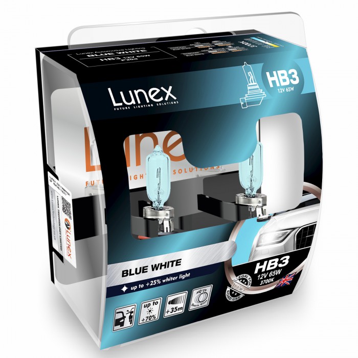 9005(HB3) LUNEX BLUE WHITE 3700K (Pair)