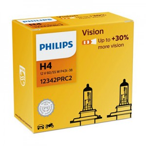 H4 PHILIPS Vision (Pair)