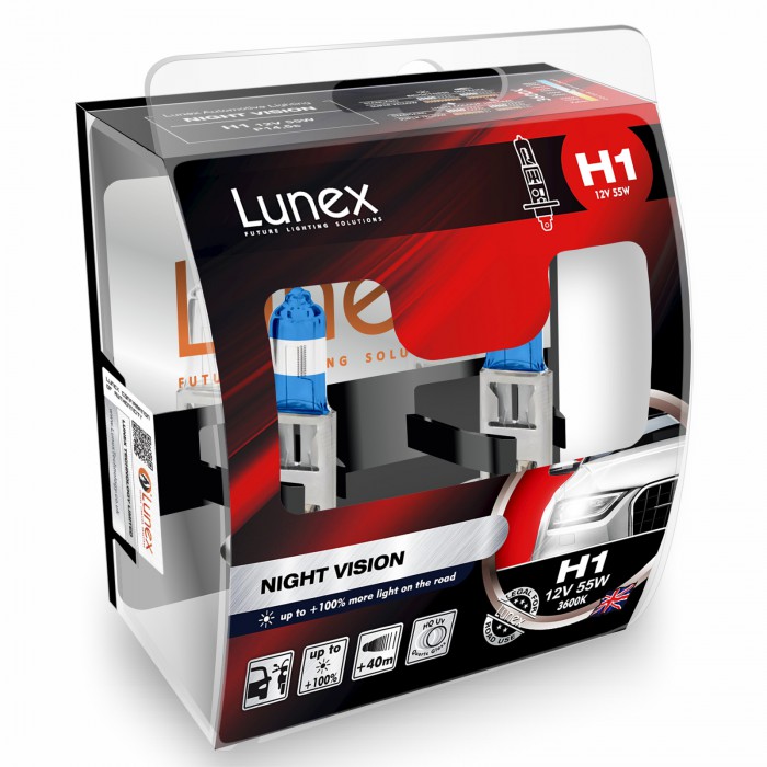 H1 LUNEX NIGHT VISION 3600K (Pair)