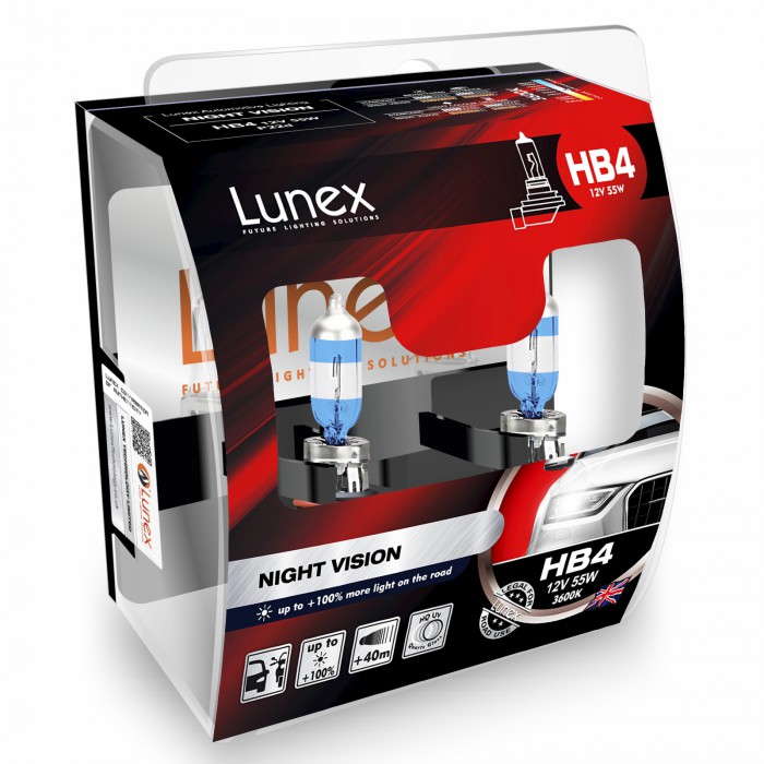 9006(HB4) LUNEX NIGHT VISION 3600K (Pair)