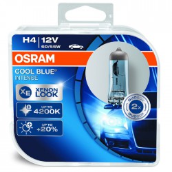 H4 OSRAM COOL BLUE INTENSE 4200K (Pair)
