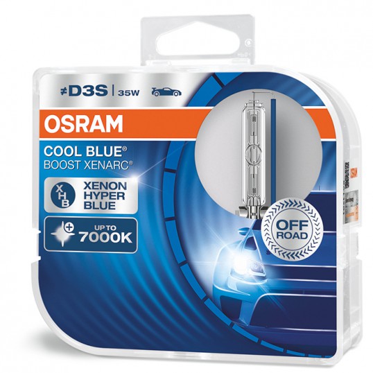 D3S Osram Cool Blue Boost 7000K (Pair)
