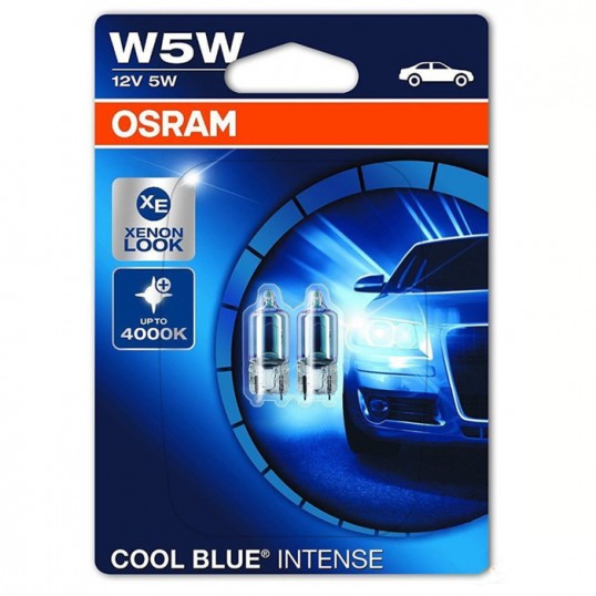 W5W OSRAM 12V COOL BLUE INTENSE (Pair)
