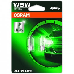W5W OSRAM 12V ULTRA LIFE (Pair)